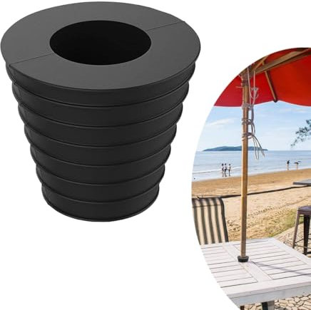 Cuña cónica para sombrilla de mesa de patio, soporte de base para sombrilla de mesa, soporte de base para poste de sombrilla de 38 mm de diámetro