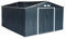 sweeek - Abri de Jardin en métal - Slack - 12.99 m² Anthracite - Deux Portes coulissantes. kit de Fixation Sol Inclus. L 341 x 386 x 211cm