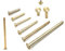 Fhkpsqkcn 10/9Pcs Clubs Messing Spitze Schaukel Gewichte Nägel Stecker Gewicht Für .355 .370 Spitze Stahl Club Kopf Set