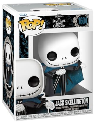Funko POP! Disney The Nightmare Before Christmas - Couture Jack Skellington | Offizielles Cartoon/Animation Merch - Vinyl Sammelfigur als Regal Deko - Geschenkidee zum Geburtstag für Fans und Sammler