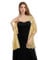Xvbhaq Cape Damen, Pailletten, Spitze, Pashminas, Schwarz, Stickerei, Stola für Reise, Festlich, Abendkleid, Braut Hochzeit (Golden)