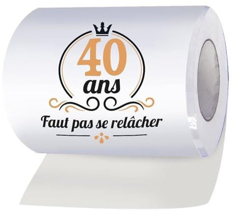 Rouleau de Papier WC Humoristique/PQ Royal (40 ans)