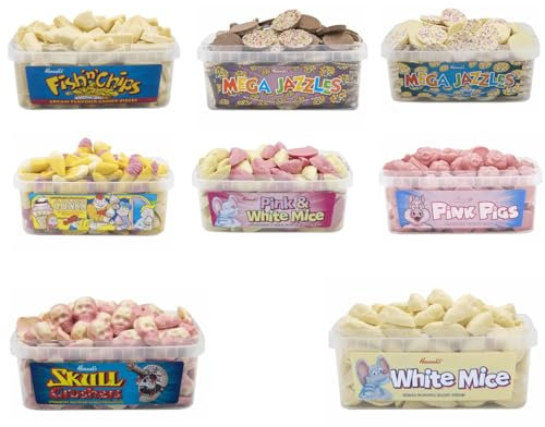 Hannah’s Chocolate – 2 Tubs of Classic Treats – Pick Your Own Favourites – Custom Sweet Tubs – Bulk Chocolate Sweets for Kids & Adults – Party, Gift or Snack Box