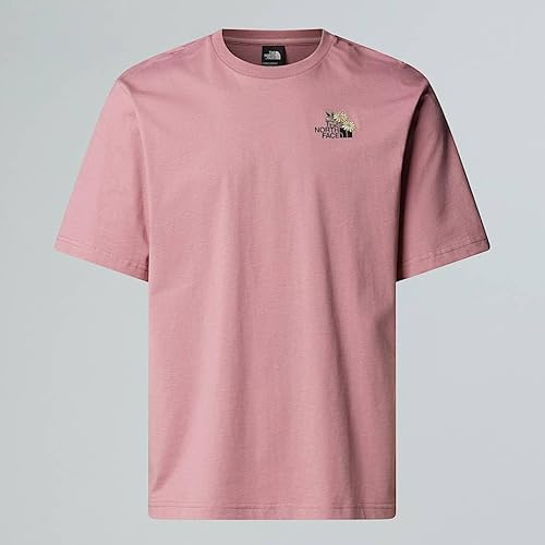 The North Face Flower Dome Relaxed Graphic T-Shirt pour Homme Nostalgia Rose XXL