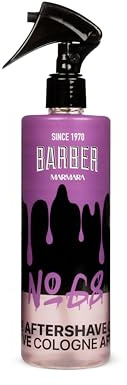 Barber Marmara Cologne Aftershave No.68 – Sanftes Barber Cologne – Lavendel & Mandarine mit Vanille-Nuss – Aftershave, Hair Parfum & Parfumalternative – 400 ml