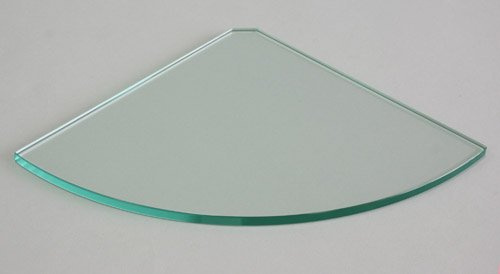 200x200x8 mm Glass Corner Shelf