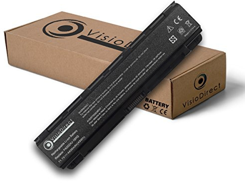Visiodirect® Batterie Compatible Toshiba PA5024U PA5024U-1BRS PA5109U-1BRS PA5023U-1BRS Toshiba Satellite C850 C855D C855-S5206 C855-S5214 C870D C875D 11.1V 4400mAH - Visiodirect -
