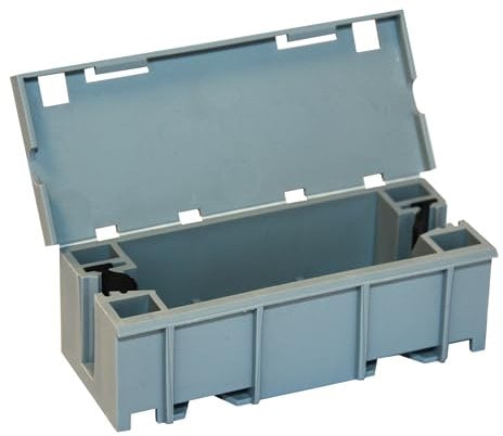 WAGO WAGOBOX Light Junction Box, Suitable for WAGO 221-2411, & 224 series, for Multicore Cables, max. 4 mm² Connectors, up to 24 Amp, 400 Volt, 207-3303, Grey, Pack of 1