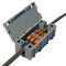 WAGO WAGOBOX Light Junction Box, Suitable for WAGO 221-2411, & 224 series, for Multicore Cables, max. 4 mm² Connectors, up to 24 Amp, 400 Volt, 207-3303, Grey, Pack of 1