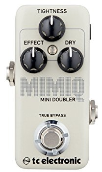 TC Electronic MIMIQ MINI DOUBLER Authentisches Doubling-Pedal mit reaktionsschneller Dichtekontrolle für hyperrealistische Stimmverdopplung