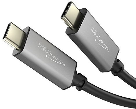 KabelDirekt – USB-C-Kabel – 1m (USB 3.2 Gen 2, Video- und Datenübertragung, Ladekabel zur Stromversorgung bis PD 4 (60 W), Integrierter Chip)