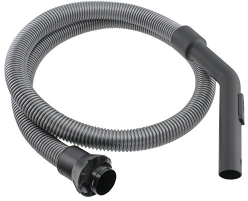 SPARES2GO Flexible Hose & Curved Nozzle Compatible with Miele C1 C2 C3 S4210 S4211 S5261 S5280 S5380 S5710 Vacuum Cat & Dog Vacuum Cleaners (2m, Grey)