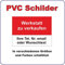 SCHILD wetterfest Werkstatt zu verkaufen PVC Plane 42 x 59,4 cm quer DIN A2