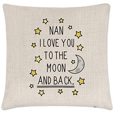 Gift Base Nan I Love You to The Moon and Back Kissenbezug