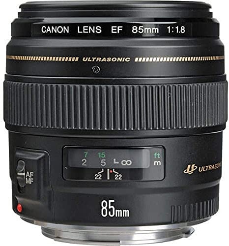 Canon EF 85mm f/1.8 USM Lens - Black (Renewed)