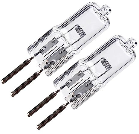 Othmro 2Unidades Bombillas Halógenas G5.3, 50 W, Casquillo G5.3, Bombillas Halógenas de 24 V, G5.3, 3000 K, Intensidad Regulable, Principalmente para Instalaciones de Iluminación