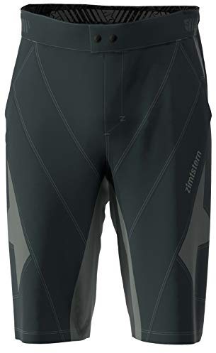Zimtstern Tauruz Herren,Bike Short,MTB-Hose,kurz,Trail Short,Radhose,Evo Short,Outdoor-Mountainbike-Shorts,Pirate Black/Gun Metal,XXL