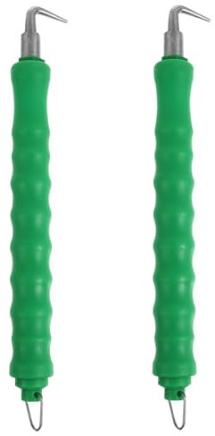 DOITOOL 2PCS Automatic Rebar Tie Wire Twister Tool Pull Tie Wire Twister for Wires and Rebar Ties Twister Tool,Concrete Metal Wire Twisting Fence Tool (Green)