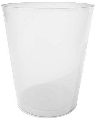 TELEVASO - 75 uds - Vaso Sidra 480 ml Reutilizable Ligero - Polipropileno (PP) - Color traslúcido - Vaso ecológico Libre de BPA, Ideal para cerveza, cubatas, agua