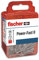 fischer Power-Fast II Spezialschrauben für Holz, 5 x 25 mm, zum Anschrauben von Holz, Anschluss von Massivholz oder Befestigung von Teilen an Holz, 40 Stück