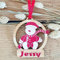 Gravure Events Christbaumkugel mit Namen - Personalisierte Weihnachtskugel Holz mit Name. Personalisiertes Geschenk. Inklusive Farbband zum Aufhängen – Weihnachtsbaumkugeln DS3