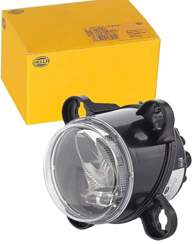 HELLA 1B0 015 050-131 LED-Hauptscheinwerfer - 90mm Essential R80 - 24/12V | rund - Einbau - Stecker: DEUTSCH Stecker - vorne rechts/vorne links