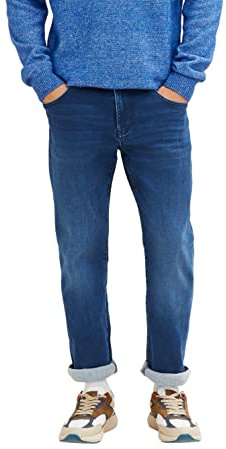 Tom Tailor Herren Josh Regular Slim Jeans mit Freefit®-Stretch