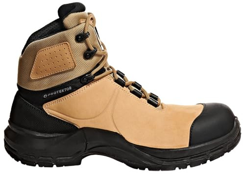 ABEBA 5005851 Construct Damen/Herren Stiefel, Beige, 46 Größe