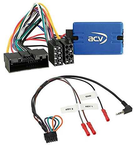 Lenkradfernbedienung Adapter Interface LFB Multi-Anschluss passend für Ford Transit Custom ab 2012 kompatibel mit verschiedenen Autoradios