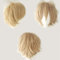 Anime Perücke Leinen Blond Kurze Cosplay Perücken Blond Damen Herren Synthetische Gerade Fancy Dress Perücke Gewellt Glatt Perücken Halloween Karneval Kostüm Party Perücke für Frauen Männer