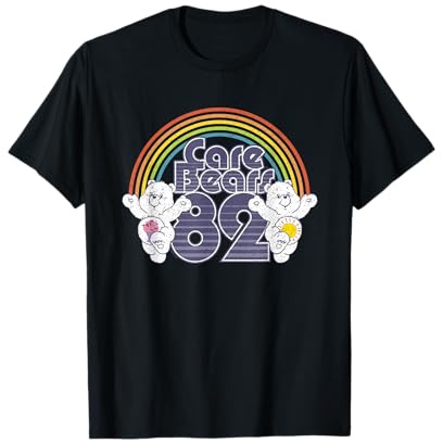 Care Bears 82 Rainbow With Share Bear And Cheer Bear T-Shirt