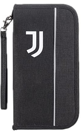 JUVENTUS Offizielles Produkt für Reisedokumente, Schwarz, Taglia Unica, Dokumententasche für Reisen