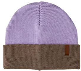 Pieces Cappello bicolore. Taglia Unica Viola Lilla