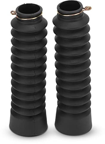 Aramox 1 Paire de Bottes de Fourche de Moto, Guêtres de Bottes de Fourche Avant, Amortisseur de Poussière, Protection de Soufflet, Compatible avec CG125
