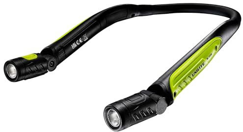 Unilite NL-350R USB Rechargeable Neck Light | 350 Lumen | Wide 120 Degree Angle | 2 to 10 Hours Run Time | 45 Metre Beam Range | IP54 / IK07