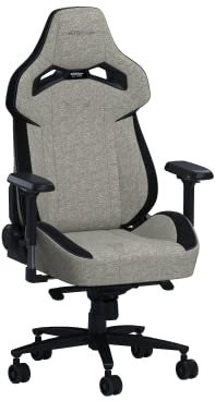 GT OMEGA | Zephyr Series | Clouded Grey Gaming Chair Breathable Fabric Adjustable Reclining Computer Chair