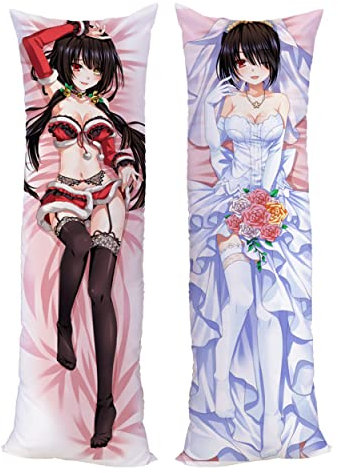 Date A LIVE Tokisaki Kurumi Cushion Pillow Case Two Way Tricot 150x50cm(59in x 19.6in) Yatogami Tenka Pillowcase