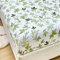 Odot Spannbettlaken für Boxspringbetten, Pflanze Muster Spannbetttücher Mikrofaser bis 25cm, Superweiches Spannbetttuch Bettlaken für Kinder Einzelbett Doppelbett (180x200x25cm,Grüne Blätter)