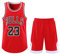 2-Teiliges Kinder/Erwachsene Basketball Jersey,Kinder/Erwachsener Basketball Jersey & Basketball Shorts,Kinder/Erwachsener ärmelloses Atmungsaktives Basketball T-Shirt Weste und Shorts Rot L