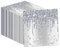 50 Silberfarbene Happy Birthday-Servietten - Glitzer-Party-Dekorationen für Diamant-Themen-Feiern - Für Erwachsene und Kinder