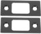 OSALADI Door Bolt Lock Reinforcement 2pcs Stainless Steel Striker Plate Covers Easy Install