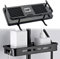 BEIJIALY Étagère de Rangement pour Rails de Douche, étagère de Douche pour Rail de Douche, étagère de Douche, Organisateur de Support de Douche, Support D'éponge sans Perçage,(Carré Noir)