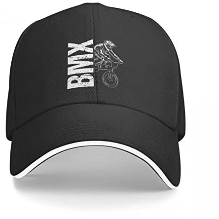 OAKITA Basecap BMX Fahrrad Hobby Sport BMX Geschenkidee Cap Baseball Cap Sonnenhut für Kinder Streetwear Herren Hut Damen