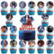 Das 37-teilige Star-Wars-Kuchendekorationsset beinhaltet 1 großen Kuchenaufsatz, 36 Cupcake-Topper für Geburtstagsparty-Dekoration mit Star Wars-Thema (Star Wars)