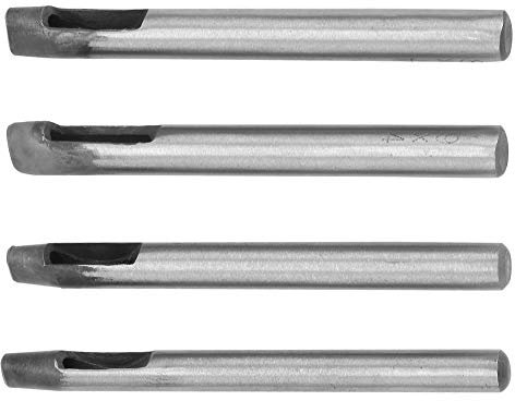 Locheisen Set für Leder 10 x 5 x 1,4 mm Locheisen Set für Lederhandwerk Lochstanzer Set für Ösen mit ovalem Loch Handstanzer