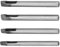 Locheisen Set für Leder 10 x 5 x 1,4 mm Locheisen Set für Lederhandwerk Lochstanzer Set für Ösen mit ovalem Loch Handstanzer