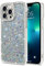 Lafunda for iPhone 13 Pro Case for Womens Girls, Luxury Bling Glitter Diamond Crystal Festival Shiny Case Camera Protection Shockproof Silicone TPU Phone Cover for iPhone 13 Pro 6.1, Silver