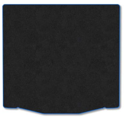 Ford Capri (2024+) Carpet Boot Mat | Blue Edge Trim Tailored Fit Boot Liner Full Coverage Protection Accessories Easy Clean Anti Slip Made in the UK