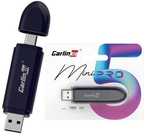 Carlinkit 5.0 SE Pro Wireless Android Auto & CarPlay Adapter, Convert Wired to Wireless für OEM-Fahrzeuge (Modelljahr: 2015 bis 2025) Kompatibel mit Wired CarPlay & Android Auto Autos