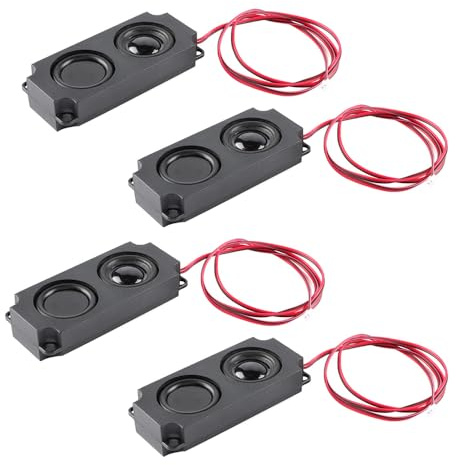 Laroal 4 Pezzi Mini Altoparlante a Doppia cavità 5 W 8 Ohm 3,3 V 5 V con interfaccia a 2 Pin